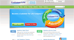 Desktop Screenshot of customerforlife.com